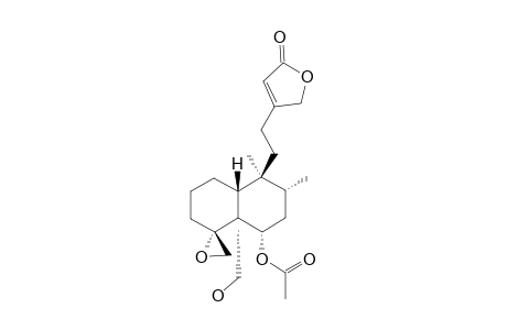 6-ALPHA-ACETOXY-4-ALPHA,18-EPOXY-19-HYDROXYNEOCLEROD-13-EN-15,16-OLIDE