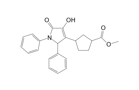 3-(4-hydroxy-5-keto-1,2-diphenyl-3-pyrrolin-3-yl)cyclopentanecarboxylic acid methyl ester