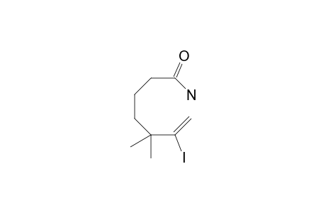 6-Iodo-5,5-dimethylhept-6-enamide