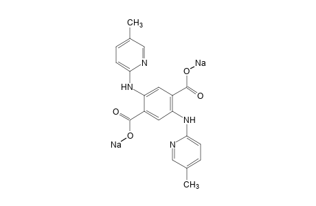 2,5-bis[(5-methyl-2-pyridyl)amino]tetrephthalic acid, disodium salt