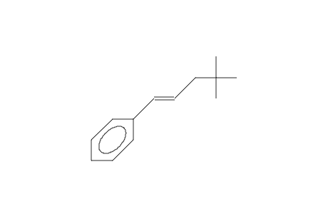 4,4-Dimethyl-trans-1-phenyl-1-pentene