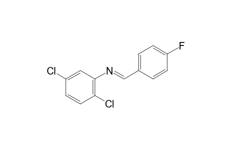 2,5-dichloro-N-(p-fluorobenzylidene)aniline