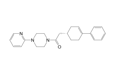 2-[(1S)-4-phenyl-1-cyclohex-3-enyl]-1-[4-(2-pyridinyl)-1-piperazinyl]ethanone