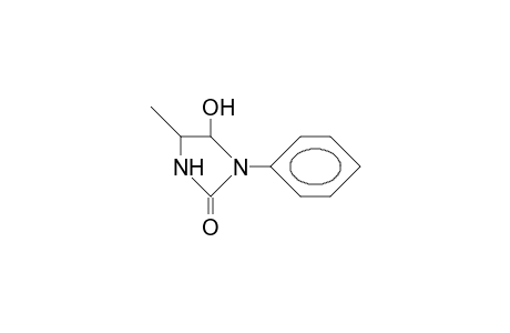 cis-3-Phenyl-5-methyl-4-hydroxy-2-imidazolidinone