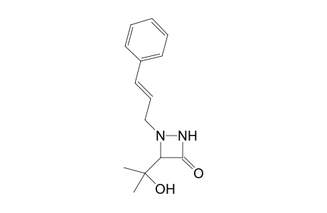 1-Cinnamyl-4-(1-hydroxy-1-methyl-1-ethyl)-1,2-diazetidin-3-one