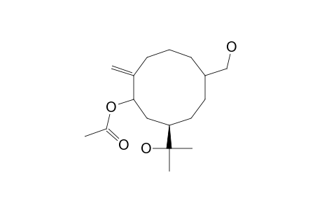 GERMACRA-10(14)-EN-9-ACETATE-11,15-DIOL