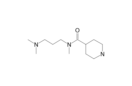 N-[3-(Dimethylamino)propyl]piperidine-4-carboxamide, N-methyl-