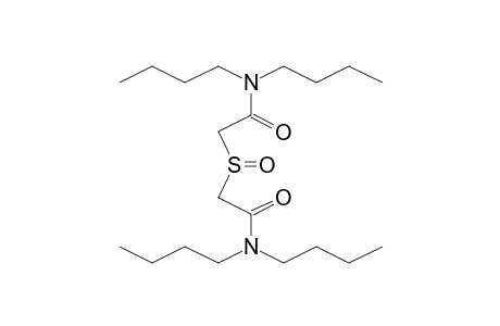 N,N-Dibutyl-2-dibutylcarbamoylmethanesulfinyl-acetamide