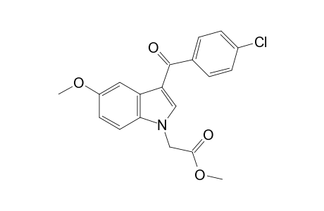 3-(p-chlorobenzoyl)-5-methoxyindole-1-acetic acid, methyl ester