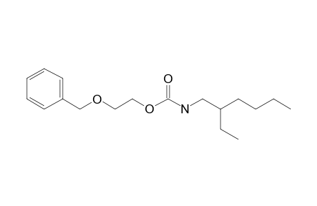 Carbonic acid, monoamide, N-2-ethylhexyl-, 2-(benzyloxy)ethyl ester