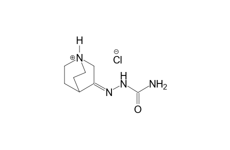 1-azoniabicyclo[2.2.2]octane, 3-[(aminocarbonyl)hydrazono]-, chloride, (3Z)-