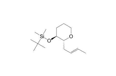 (2R,3S)-3-(tert-Butyldimethylsilyloxy)-3,4,5,6-tetrahydro-2H-pyran-2-butene