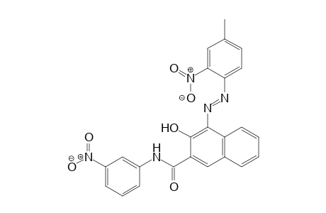 2-Naphthalenecarboxamide, 3-hydroxy-4-[(4-methyl-2-nitrophenyl)azo]-N-(3-nitrophenyl)-2-Nitro-p-toluidine>3-hydroxy-3'-nitro-2-naphthanilide