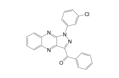 [1-(3-chlorophenyl)-3-pyrazolo[4,3-b]quinoxalinyl]-phenylmethanone