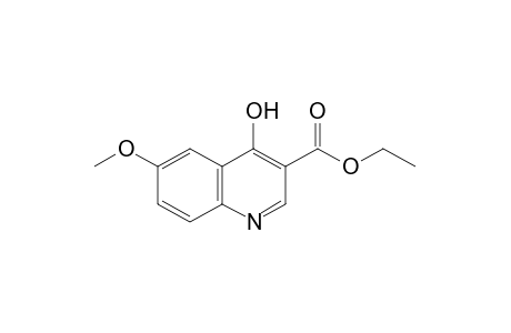 4-hydroxy-6-methoxy-3-quinolinecarboxylic acid, ethyl ester