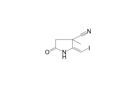 (2E)-2-(Iodomethylene)-3-methyl-5-oxo-3-pyrrolidinecarbonitrile