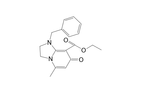 1-Benzyl-8-ethoxycarbonyl-5-methyl-1,2,3,7-tetrahydroimidazo[1,2-a]pyridin-7-one