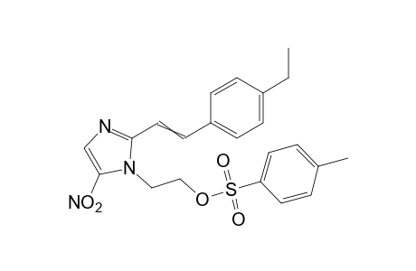 2-(p-ethylstyryl)-5-nitroimidazole-1-ethanol, p-toluenesulfonate (ester)