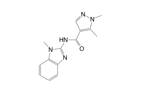 1,5-dimethyl-N-(1-methyl-1H-benzimidazol-2-yl)-1H-pyrazole-4-carboxamide