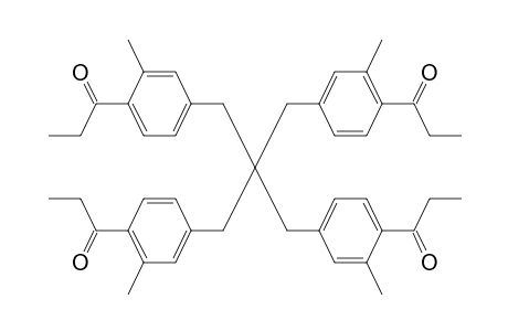 1-(4-[2,2-Bis(3-methyl-4-propionylbenzyl)-3-(3-methyl-4-propionylphenyl)propyl]-2-methylphenyl)-1-propanone