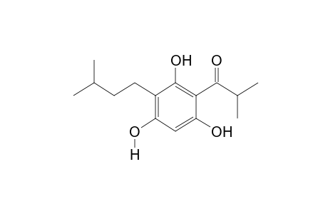 3'-isopentyl-2-methyl-2',4',6'-trihydroxypropiophenone