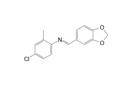 4-chloro-N-piperonylidene-o-toluidine