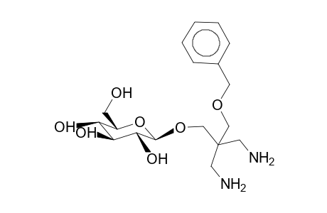 (3-Amino-2-aminomethyl-2-benzyloxymethyl-propyl)-b-d-glucopyranoside