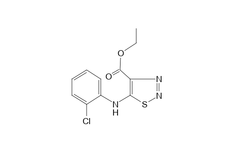 5-(o-chloroanilino)-1,2,3-thiadiazole-4-carboxylic acid, ethyl ester