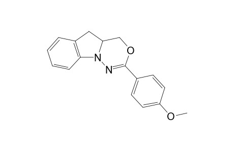 2-(4-METHOXYPHENYL)-4A,5-DIHYDRO-4H-[1,3,4]-OXADIAZINO-[4,5-A]-INDOLE