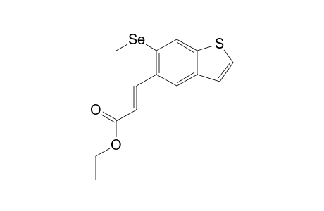 5-Ethoxycarbonylvinyl-6-methylselenobenzo[b]thiophene