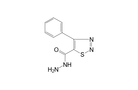 4-phenyl-1,2,3-thiadiazole-5-carboxylic acid, hrdrazide