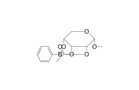 METHYL-3-O-ACETYL-2,4-O-PHENYLBORANE-DIYL-ALPHA-D-RIBOPYRANOSIDE