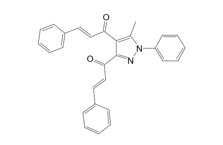 (E,E)-1,1'-(5-Methyl-1-phenyl-1H-pyrazole-3,4-diyl)bis(3-phenylprop-2-en-1-one)