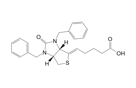 (5Z)-5-[(3aS,6aR)-1,3-dibenzyl-2-keto-6,6a-dihydro-3aH-thien[3,4-d]imidazol-4-ylidene]valeric acid