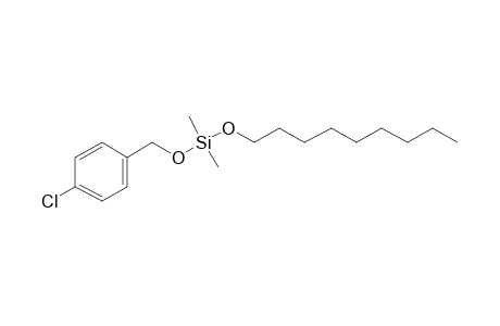 Silane, dimethyl(4-chlorobenzyloxy)nonyloxy-