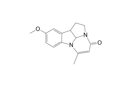 (9bS*,9cS*)-1,2,9b,9c-Tetrahydro-8-methoxy-5-methyl-2a,5a-diazacyclopenta[i,j]fluoren-3-one