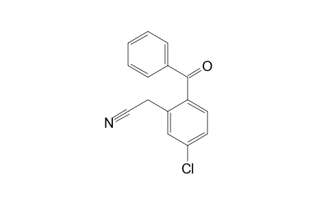 2-(2-Benzoyl-5-chloro-phenyl)acetonitrile