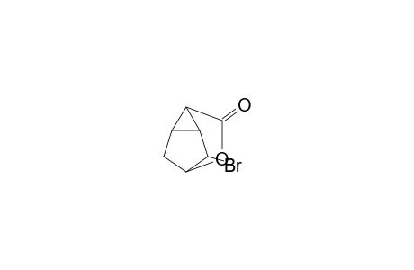 4-Oxatricyclo[3.2.1.0(2,7)]octan-3-one, 6-bromo-, stereoisomer