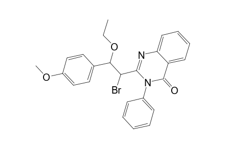 2-[1-Bromo-2-ethoxy-2-(4-methoxyphenyl)ethyl]-3-phenyl-4(3H)-quinazolinone