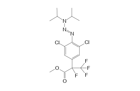 (E)-Methyl 2-(3,5-dichloro-4-(3,3-diisopropyltriaz-1-en-1-yl)phenyl)-2,3,3,3-tetrafluoropropanoate