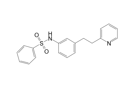 3'-[2-(2-pyridyl)ethyl]benzenesulfonanilide