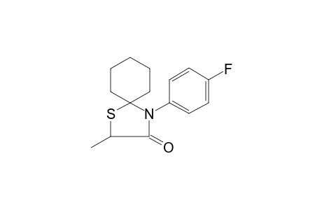 4-(4-Fluorophenyl)-2-methyl-1-thia-4-azaspiro[4.5]decan-3-one