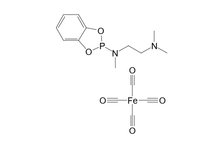 Tetracarbonyl{2-{[2-(dimethylamino)ethyl]methylamino}-1,3,2-benzodioxaphosphole}iron