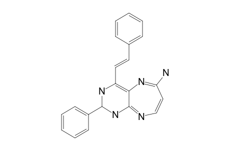 6-Amino-2,3-dihydro-2-phenyl-4-styryl-1H-pyrimido[4,5-b]-[1,4]diazepine