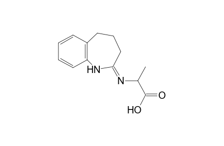 N-[(2E)-1,3,4,5-tetrahydro-2H-1-benzazepin-2-ylidene]alanine