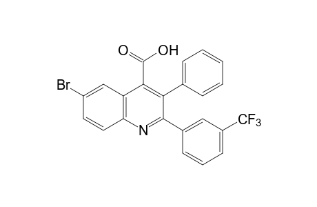 6-BROMO-3-PHENYL-2-(alpha,alpha,alpha-TRIFLUORO-m-TOLYL)CINCHONINIC ACID