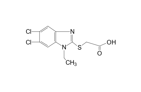 [(5,6-dichloro-1-ethylbenzimidazol-2-yl)thio]acetic acid