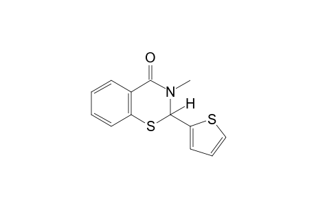 2,3-dihydro-3-methyl-2-(2-thienyl)-4H-1,3-benzothiazin-4-one