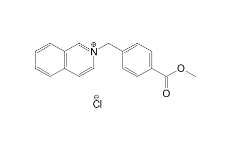 2-(p-carboxybenzyl)isoquinolinium chloride, methyl ester