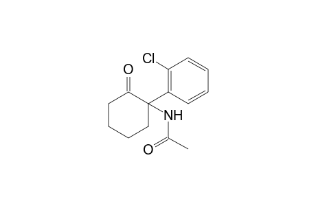 N-[1-(2-chlorophenyl)-2-oxo-cyclohexyl]acetamide